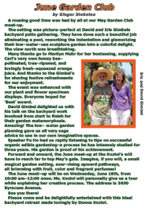 May 2014 Garden Club