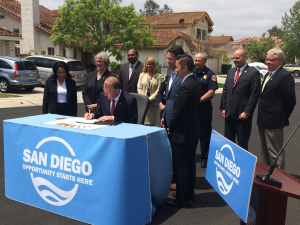 Lightner Joins Faulconer Budget Signing