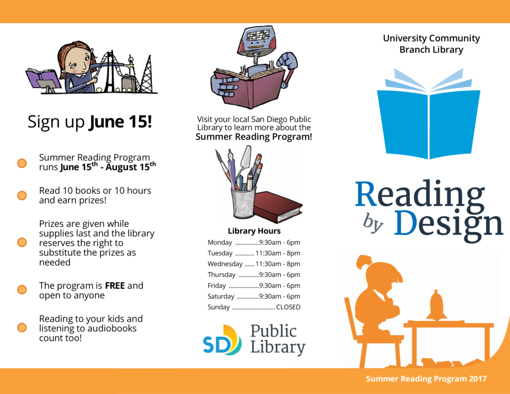 Registration for Reading by Design begins June 15 University City
