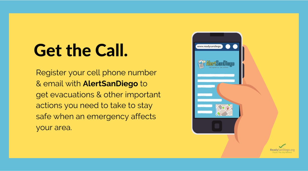 Emergency? Natural Disaster? Wildfire? Alert San Diego ensures you Get ...